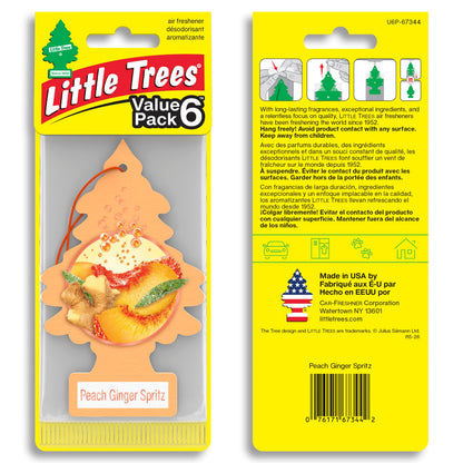 LITTLE TREES Car Air Freshener | Hanging Tree Provides Long Lasting Scent for Auto and Home | Black Ice, 24 Air Fresheners