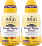 Zarbee's Honey Cough Syrup + Immune for Adults & Children 12+, Cough Syrup with Dark Honey, Real Elderberry, Vitamin C, D & Zinc for Immune Support*, Drug-& Alcohol-Free, Berry, 8 fl. oz (Pack of 2)