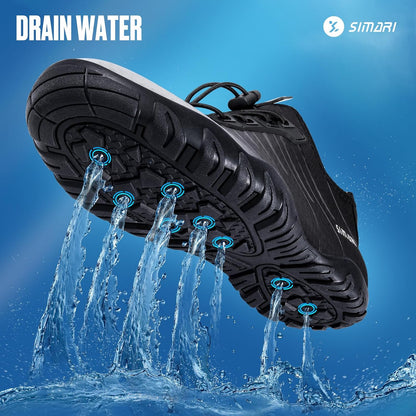 SIMARI Wasserschuhe für Damen und Herren, Badeschuhe, Strandschuhe, schnelltrocknend, Barfußschuhe, Wanderschuhe, Surfschuhe, Laufschuhe, Kajakschuhe