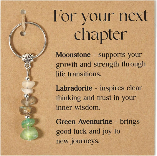 Sensemory Retirement Gift For Woman Keychain, Coworker Leaving Gifts For Teacher, Nurse, Daughter Graduation, College Gift, Farewell, Promotion, New Job Key Chains, Friend Going Away Stocking Stuffers