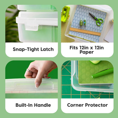 IRIS USA Scrapbook Paper Storage Cases: A Crafter's Best Friend