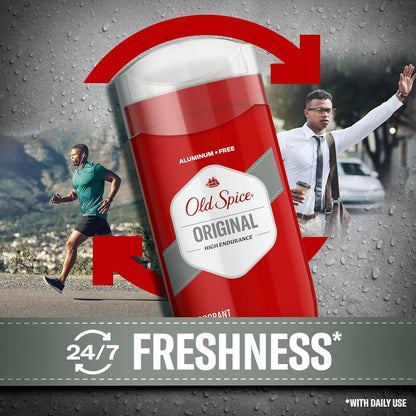 Old Spice High Endurance Deodorant für Herren, Aluminiumfrei, Pure Sport Duft, 107 g