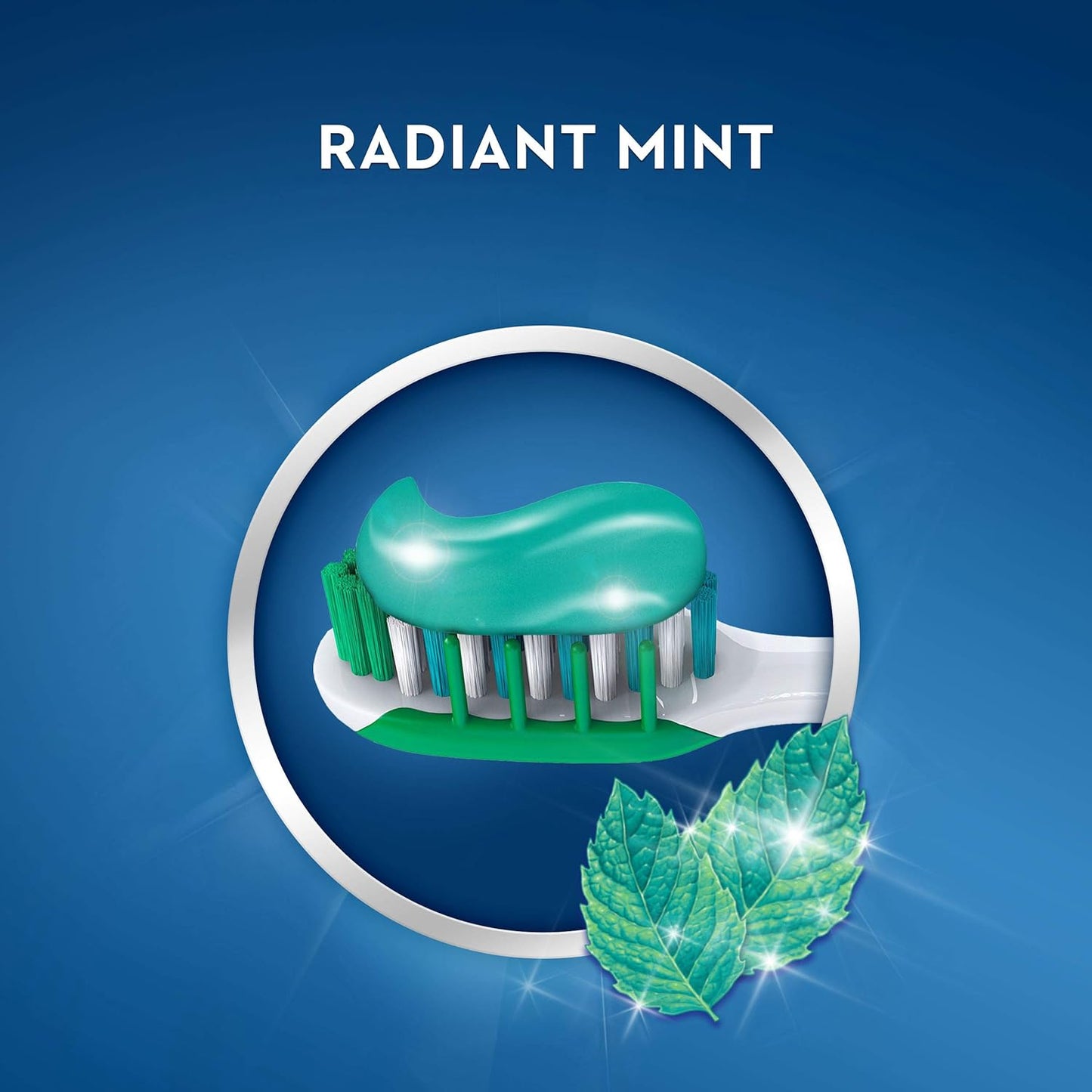Crest 3D White Advanced Zahnaufhellungs-Zahnpasta, Radiant Mint, 4 Stück (1er Pack), insgesamt 280 ml (je 70 ml)