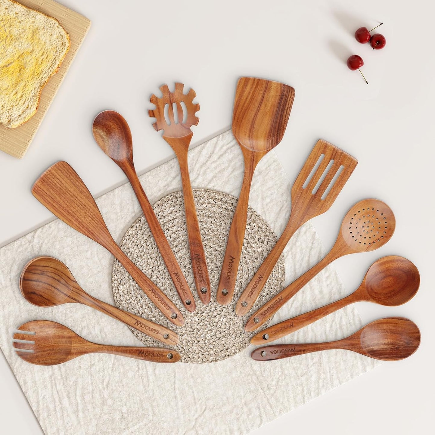 Mooues Wooden Spoons for Cooking: A Game-Changer in My Kitchen