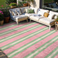Lahome Outdoor Rugs 8x10 Waterproof, Reversible Outdoor Plastic Straw Rug for Camping Patio, RV Outdoor Rugs Outside, Outdoor Carpet for Porch Deck Backyard Picnic(Blue/Yellow,8'x 10')