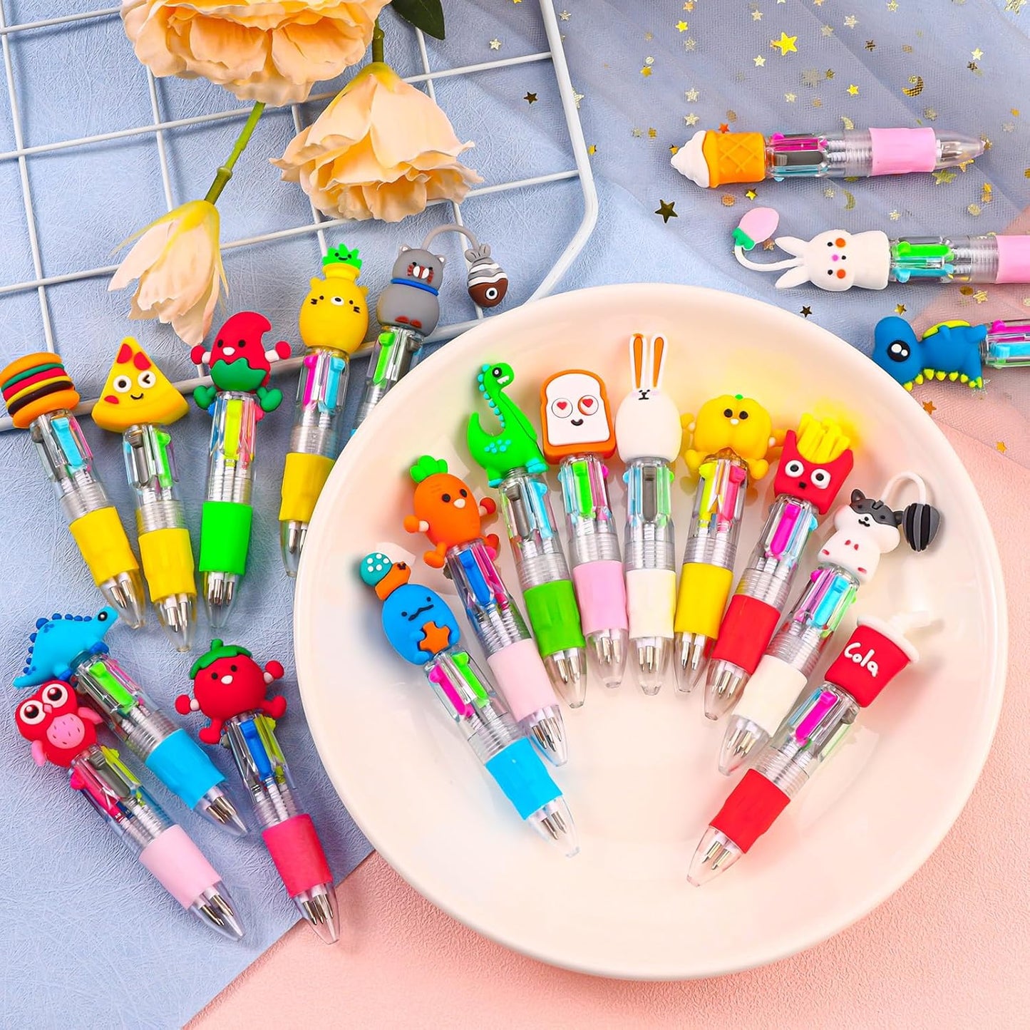 CZWZ 20Pcs Mini Multicolor Pens: A Fun and Functional Gift for Kids