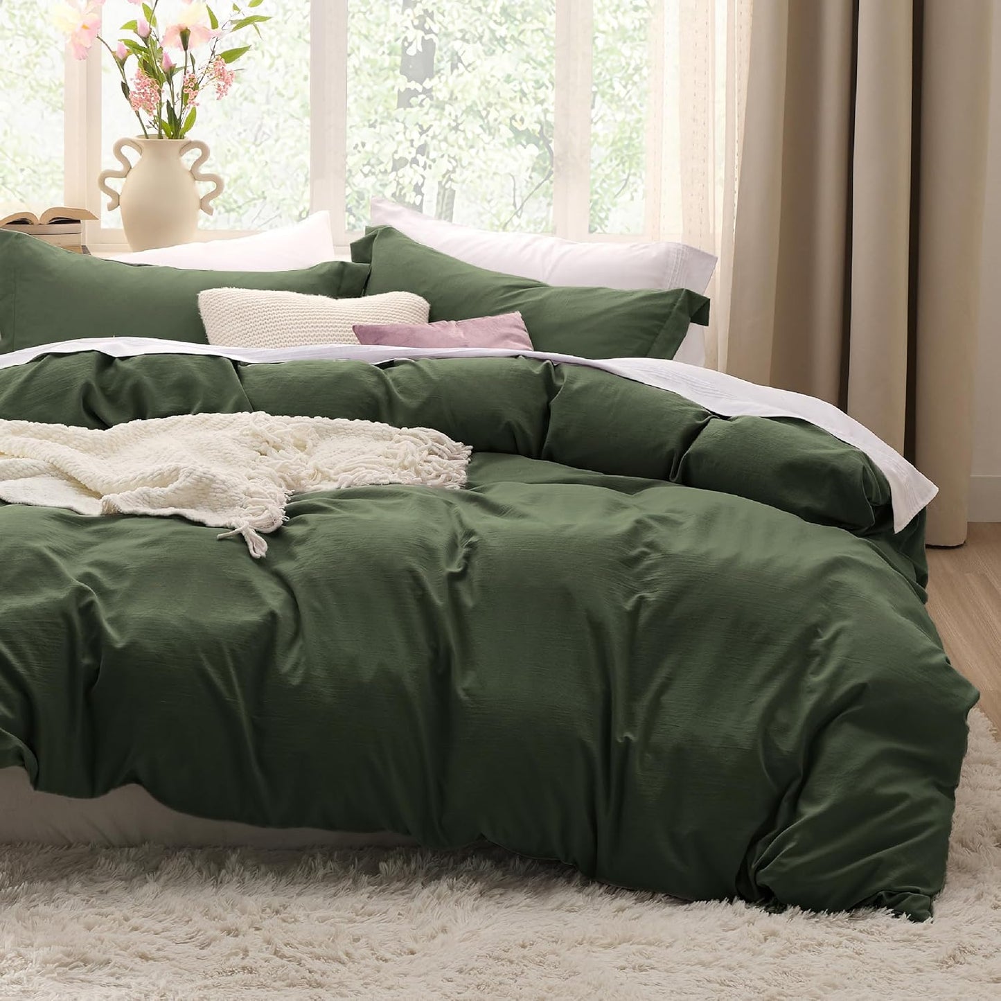 Oversized King (120" x 98")02 - Olive Green
