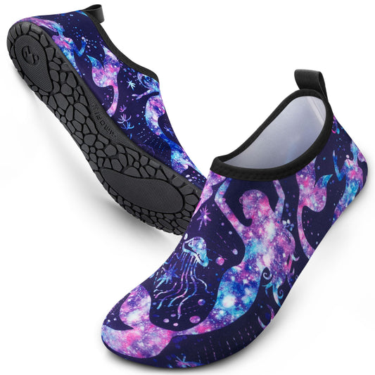 SIMARI Water Shoes for Women Men Swim Aqua Socks Beach Pool Essentials Barefoot Surf River Boat Kayak Sea Yoga Sand Exercise Sport Accessories Breathable Quick-Dry Adult Youth Kid Size SWS001
