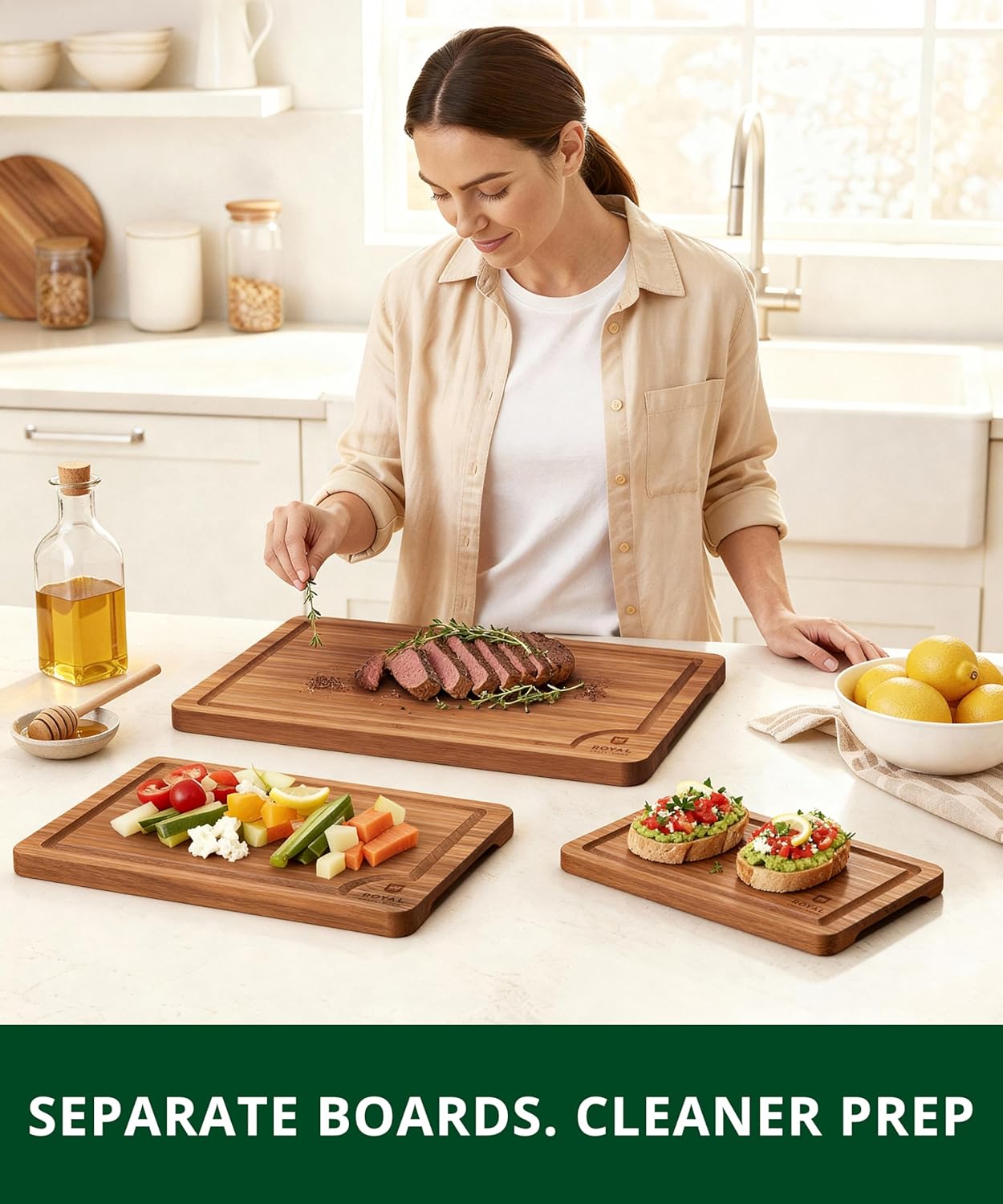 ROYAL CRAFT WOOD Cutting Boards: A Game-Changer for Kitchen Meal Prep