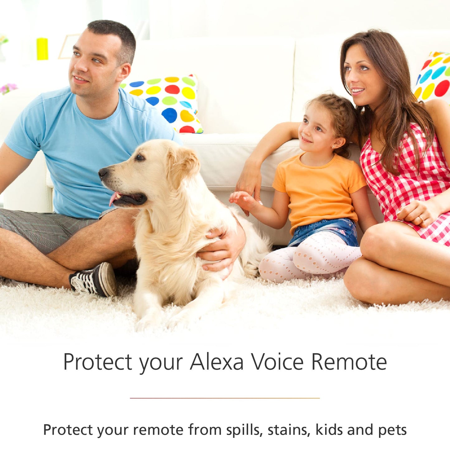 Made for Amazon Remote Schutzhülle, für Alexa-Sprachfernbedienung (3. Generation) | Rot