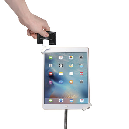 Medical Mobile Stand – CTA Medical Mobile Floor Stand for iPad 7/8/9 Gen 10.2”, 12.9” iPad Pro, 11” iPad Pro, iPad mini, iPad Air 4, Surface Pro X, and Other 7-13" Tablet - White