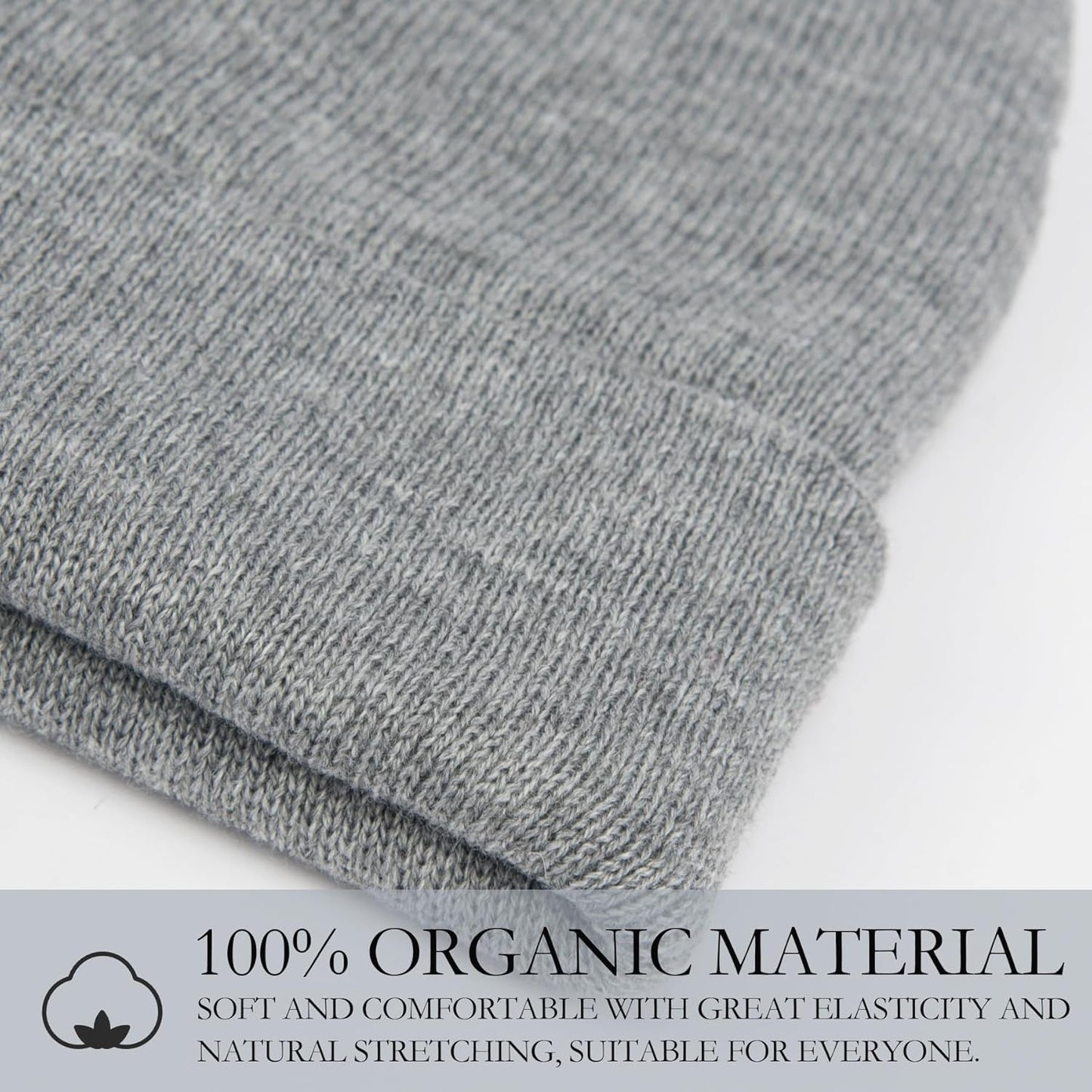 MENOLY Kinder Wintermütze, 4er Pack Winter-Beanies Stretch-Mütze Strickmütze Beanie Mütze für Mädchen Jungen