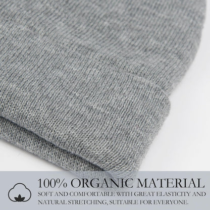 MENOLY Kinder Wintermütze, 4er Pack Winter-Beanies Stretch-Mütze Strickmütze Beanie Mütze für Mädchen Jungen