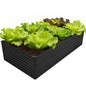 DIIYIV Galvanized Raised Garden Bed Kit Outdoor Patio,6x3x2ft Large Rectangular Metal Planter Boxes,Deep Root Box Planter for Gardening,Vegetables,Flowers,Herbs-Silver