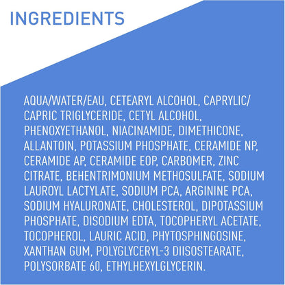 CeraVe BABY Moisturizing Lotion, Gentle Skin Care for Face & Body with Ceramides, Hyaluronic Acid, Niacinamide & Vitamin E. Fragrance-Free, Paraben-Free, Dye-free. Sensitive skin, non-greasy, 473ML