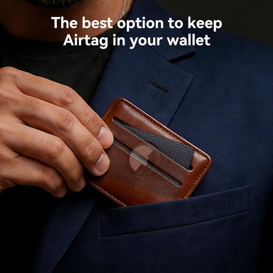 for AirTag Wallet Holder Slim Insert-2 Pack,Ultra Thin AirTags Card Case,Compatible with Apple AirTag 1st & 2nd Generation,for Purse,Backpack,Clutch Bag,Passport,Business Card Cases