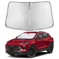 EcoNour Car Windshield Sunshade | Blocks 99% Heat & Keeps Interior Cool | Universal Fits Cars, SUVs, Trucks | Automotive Sun Screen, Visor & Car Accessories for Summer | Medium (64x32 Inches)