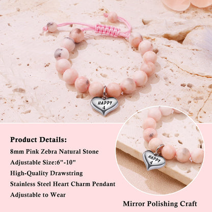Sereney 6. Geburtstag Mädchen Geschenk, Verstellbare Perlenarmbänder zum 6. Geburtstag als Geburtstagsgeschenk für 6-jährige Mädchen, Geschenke zum 6. Geburtstag für Tochter, Nichte, Enkelin