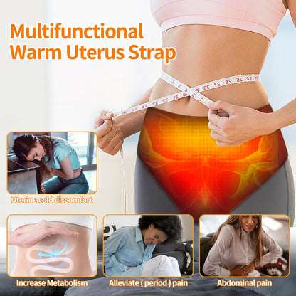 Period Heating Pad, Heating Pad for Period Cramps Massager for Women, with 3 Vibration and Heat Settings, New Upgrade Menstrual Heating Pad for Abdomen Pain and Cramps Relief