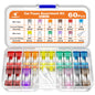 JOREST 300Pcs Car Fuse Assortment Kit, 160 Mini Blade Fuses Automotive + 90 Standard Auto Fuses + 50 Micro + Puller – Replacement for RV Camper Boat Truck (2Amp 3A 5A 7.5A 10A 15A 20A 25A 30A 35A 40A)