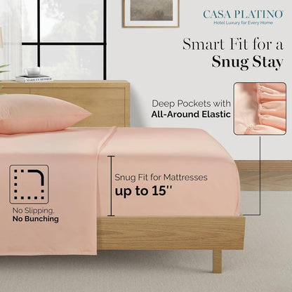Casa Platino 100% Egyptian Cotton Sheets: Luxurious Comfort Redefined