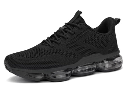 Mens Running Shoes Air Low Top Comfort Walking Lace Up Sneakers Breathable Fashion Tennis Sport Gym Fitness Cross Trainers