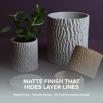Polymaker Panchroma Mattes PLA Filament, Holzkohlschwarz 1.75mm 1kg 3D-Druck Filament, Früher Polyterra Matt, Passend für die meisten FDM 3D-Drucker, 1kg Spule (2.2lbs)