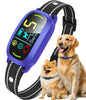 Smart AI Bark Collar for Large Medium Small Dogs, Anti Barking Device with 5 Training Modes, Exclusive Forced Bark-Stopping, Rechargeable IP67 Waterproof Bark Collar with 5 Sensitivity (Black)