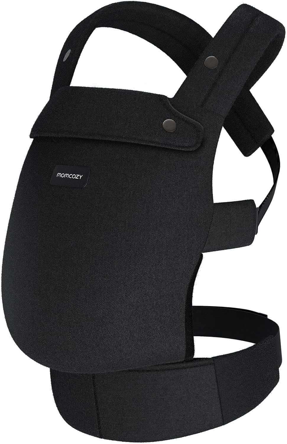 Momcozy Baby Carrier Newborn to Toddler - Ergonomic, Cozy and Lightweight Infant Carrier for 7-44lbs, Effortless to Put On, Ideal for Hands-Free Parenting, Enhanced Lumbar Support, Black