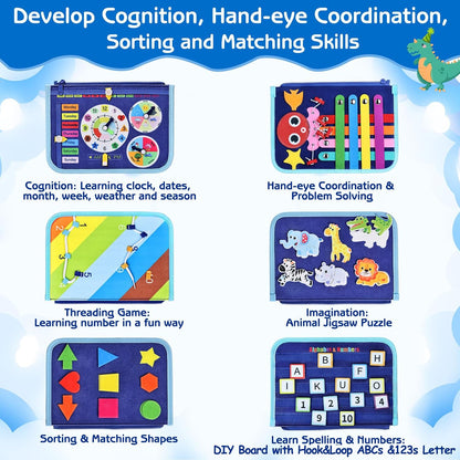 Esjay Toddler Busy Board: A Fun and Educational Montessori Toy
