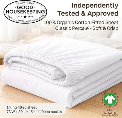 California Design Den Deep Pocket Fitted Sheet King Size - A Game-Changer for Hot Sleepers