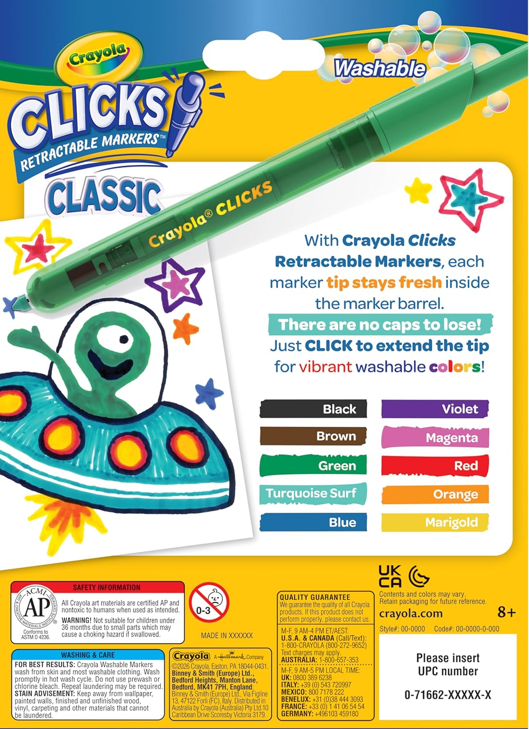 Crayola Clicks Retractable Tip Markers: A Game-Changer for Kids' Art Supplies