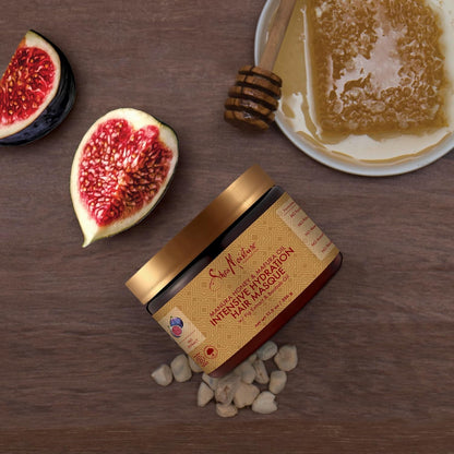 SheaMoisture Intensive Hydration Hair Masque Haarkur für trockenes, strapaziertes Haar Manuka-Honig & Mafura-Öl tiefenwirksame Pflegemaske mit Feigenextrakt 326 g