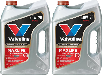 Valvoline MaxLife High Mileage 5W-30 Synthetic Blend Motor Oil 5 Quart