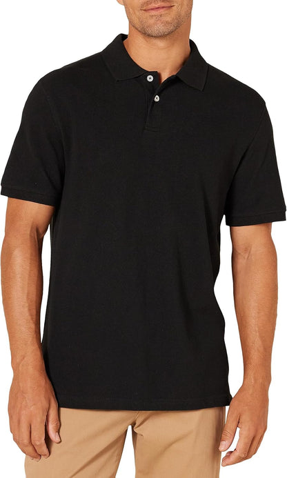 Amazon Essentials Mens Slim-Fit Cotton Pique Polo Shirt