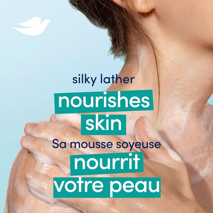 Dove Beauty Bar spendet mehr Feuchtigkeit als Stückseife für weichere Haut, ohne Duftstoffe, hypoallergen für empfindliche Haut mit sanfter Reinigung 106 g 12 Stück