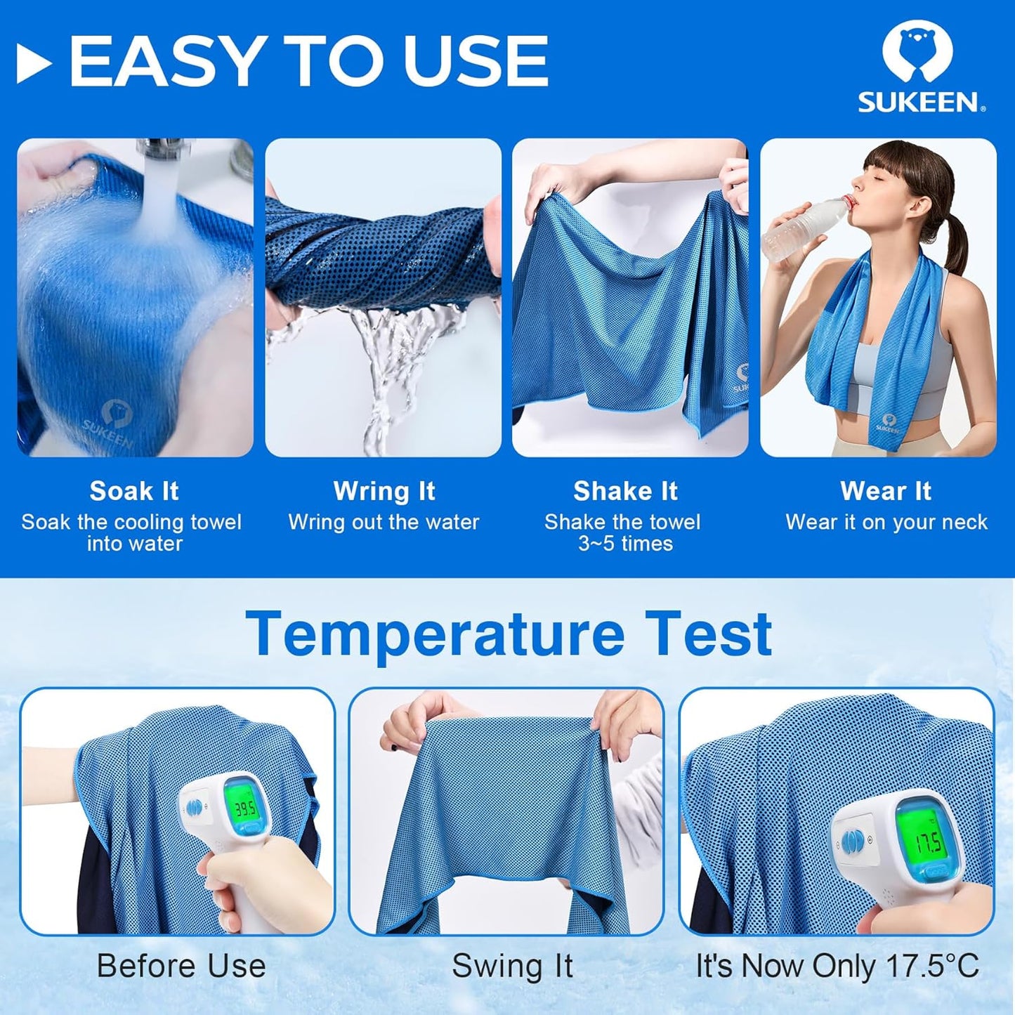 Sukeen Cooling Towels: The Ultimate Game-Changer for Fitness Enthusiasts and Outdoor Adventurers