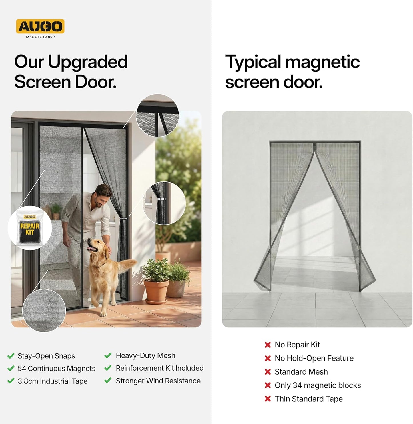 AUGO Magnetic Screen Door: A Game-Changer for Bug-Free Living