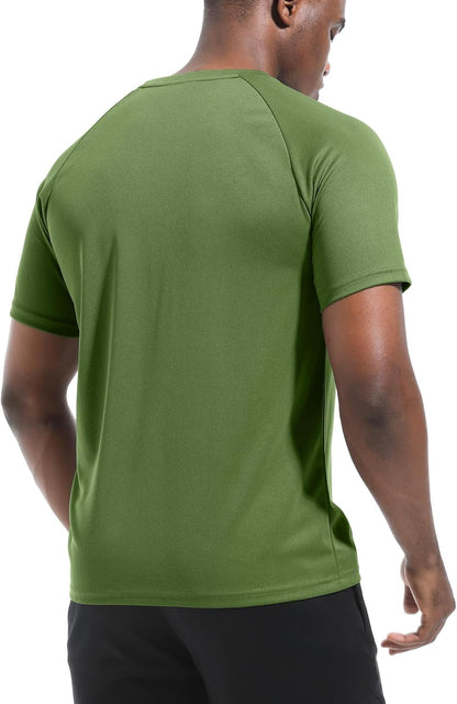 Boyzn 1er, 3er, 5er oder 7er Pack Herren-Trainings-Laufshirts, Dry Fit feuchtigkeitsableitendes T-Shirt, Gym Sport Kurzarm-T-Shirts