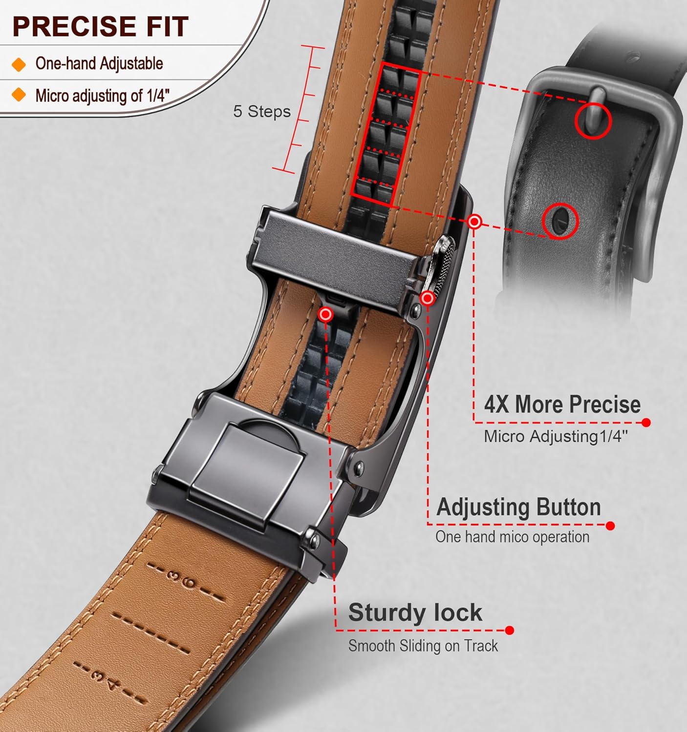 BULLIANT Mens Ratchet Belt: A Game-Changer for Your Wardrobe