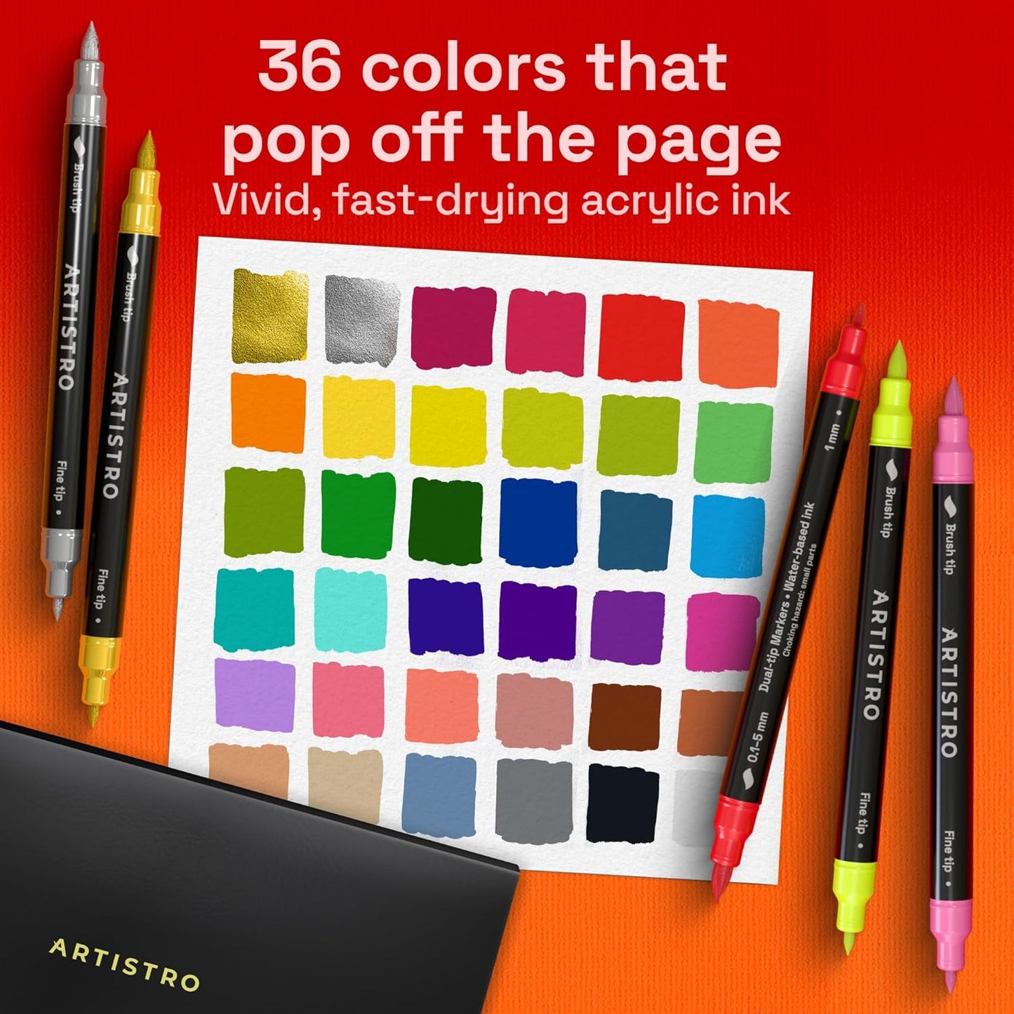 ARTISTRO 36 Acrylic Paint Markers: A World of Creative Possibilities