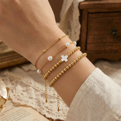 PEALICIOUS 2 STÜCK Gold Armmanschette für Damen, Arm Cuff Gold Minimalistisches Oberarmarmband für Mädchen, Stapelbare Armbandmanschetten, Verstellbare Armreifen Offen als Boho Valentinstag Schmuck Strand Sommer Geschenke