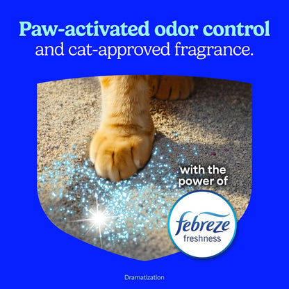 Fresh Step Heavy Duty Odor Block Advanced Multi Cat Clumping Litter with Febreze