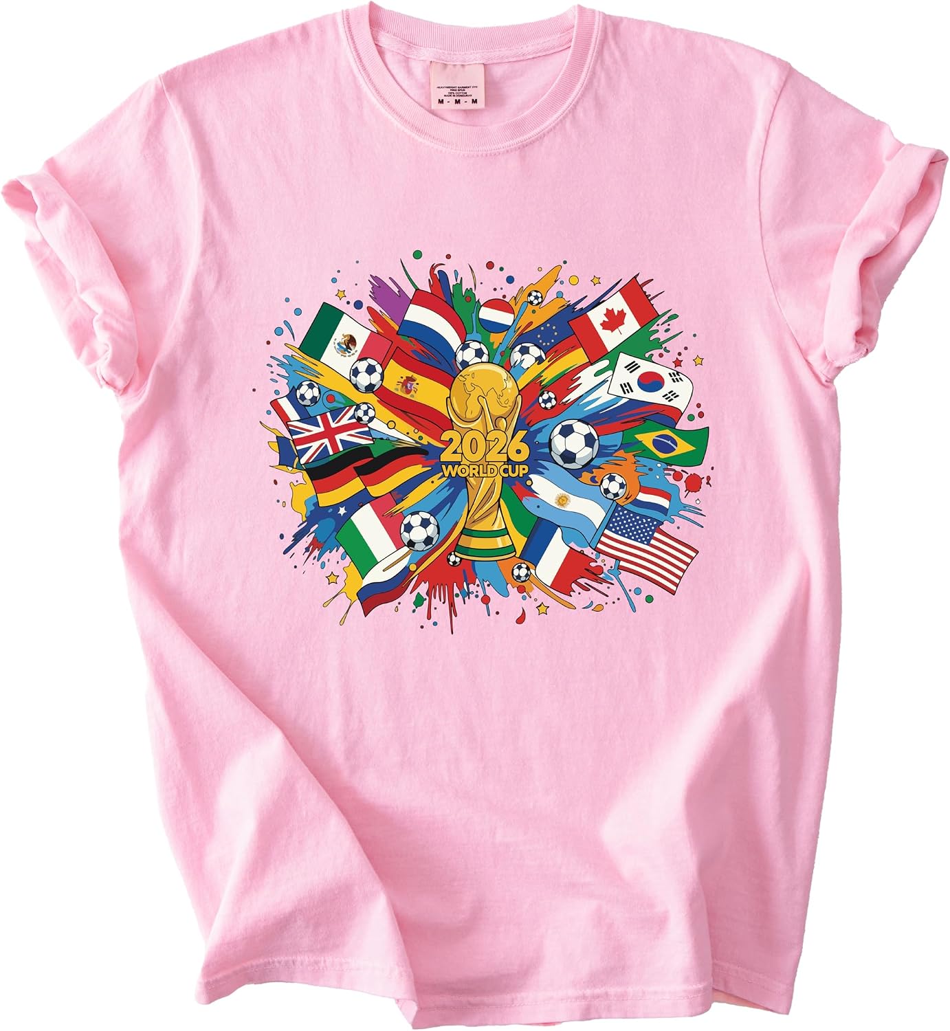 2026 World Soccer Flags Graphic Tee: A Festival of Football Fashion