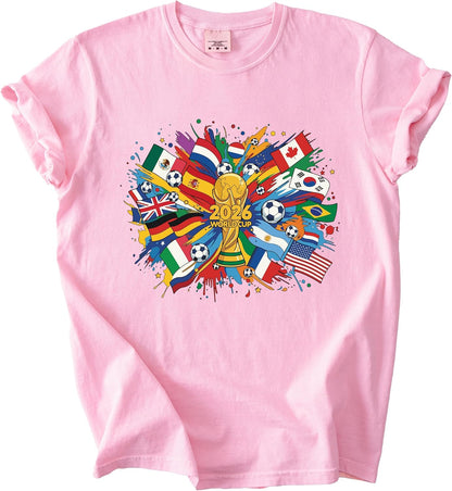 2026 World Soccer Flags Graphic Tee: A Festival of Football Fashion