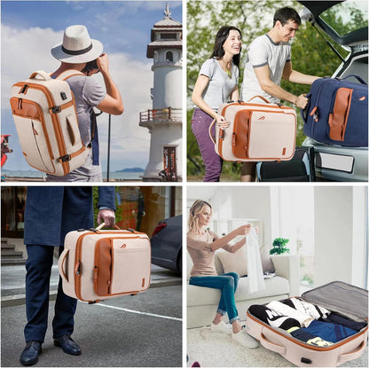 Lumesner Handgepäck Rucksack, extra großer 40L Flugzugelassener Reiserucksack für Damen & Herren