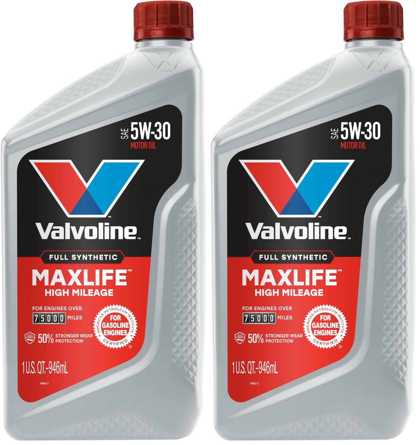 Valvoline MaxLife High Mileage 5W-30 Synthetic Blend Motor Oil 5 Quart