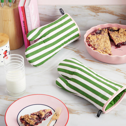 Kate Spade Botanical Stripe Oven Mitt: A Chic Kitchen Essential