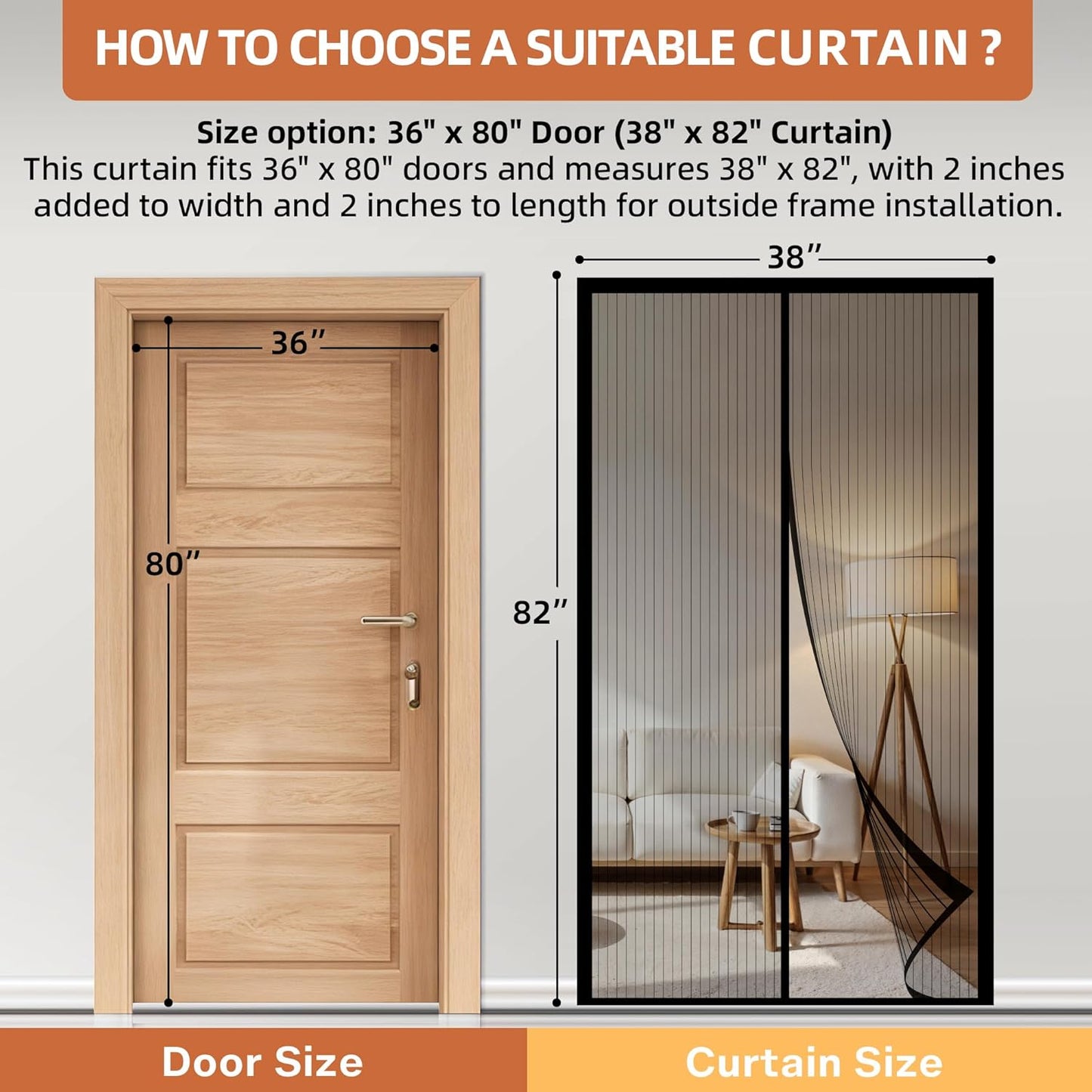 Magnetic Screen Door Mesh for Fresh Air and Bug-Free Living
