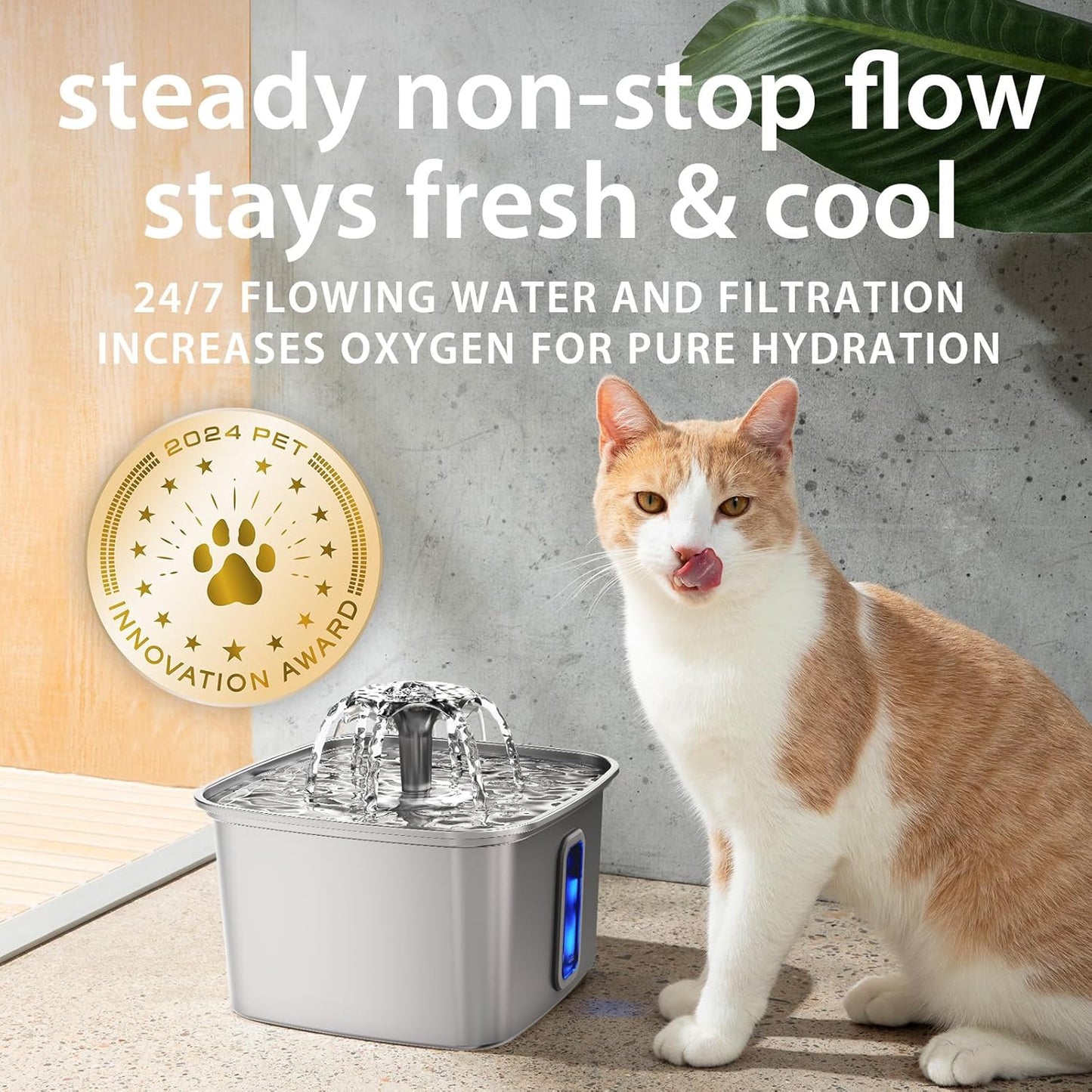 Veken Stainless Steel Cat Water Fountain: A Game-Changer for Pet Owners
